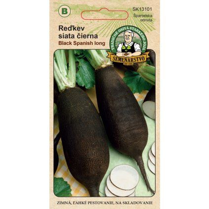Redkev cierna Black spanish long