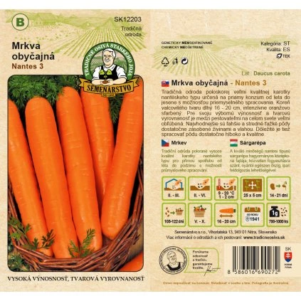 Mrkva obycajná Nantes 3