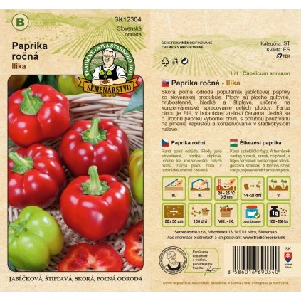 Paprika rocná Ilika