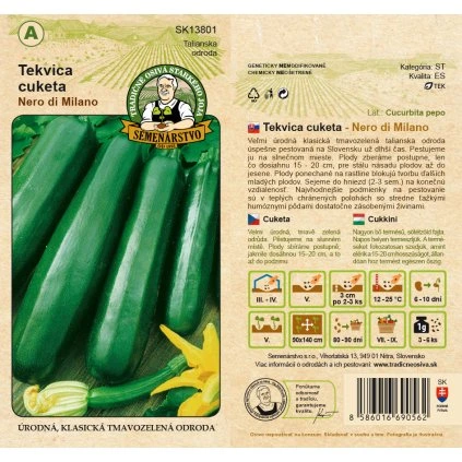 Tekvica cuketa Nero di Milano