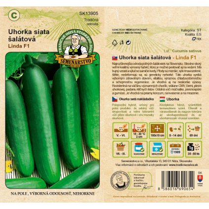 Uhorka siata salátová Linda F1