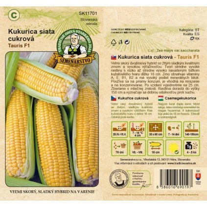 Kukurica siata cukrová Tauris F1