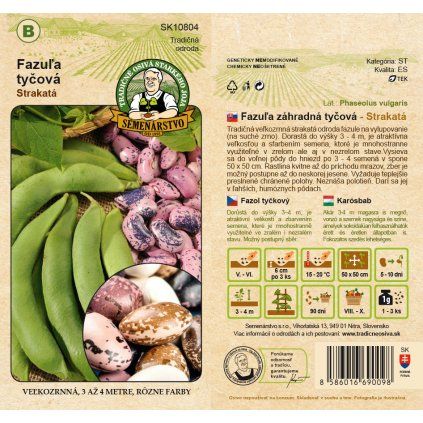 Fazula záhradná tycová Strakatá